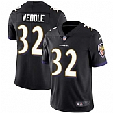 Nike Baltimore Ravens #32 Eric Weddle Black Alternate NFL Vapor Untouchable Limited Jersey,baseball caps,new era cap wholesale,wholesale hats
